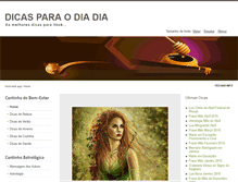 Tablet Screenshot of dicasparaodiadia.com.br